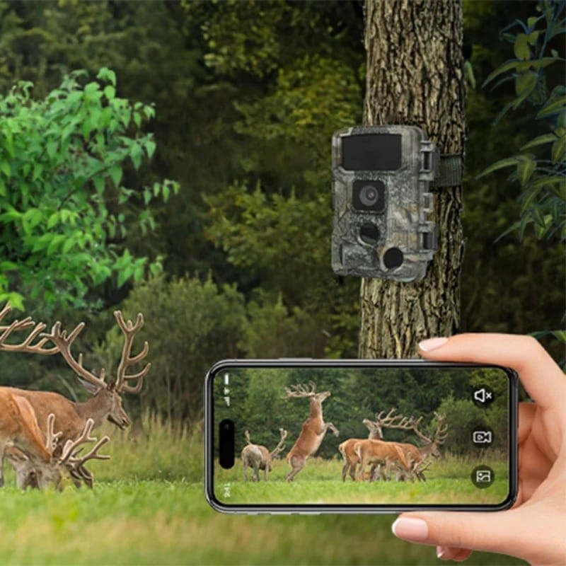 KJK HC230 48MP IP66 WiFi Camouflage - Caméra de sécurité extérieure - Ítem6