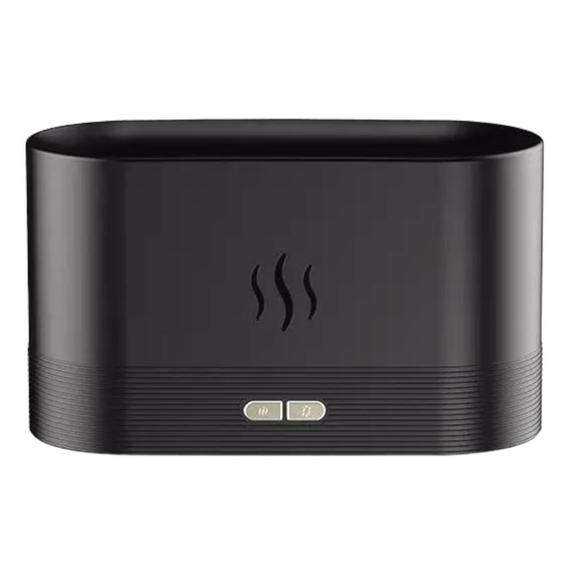 Kinscoter DQ701 Negro - Humidificador con Efecto Llama - Ítem
