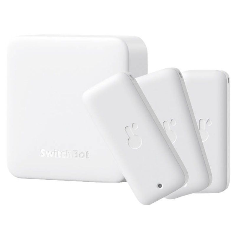 Kit SwitchBot Hub Mini Branco + 3 x Sensor de Humidade/Temperatura - Item