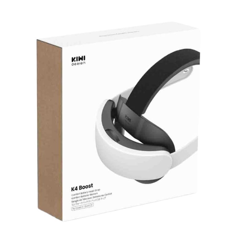 Courroie de tête Kiwi Design K4 Boost avec batterie pour Meta Quest 3/3s Blanc - Ítem5