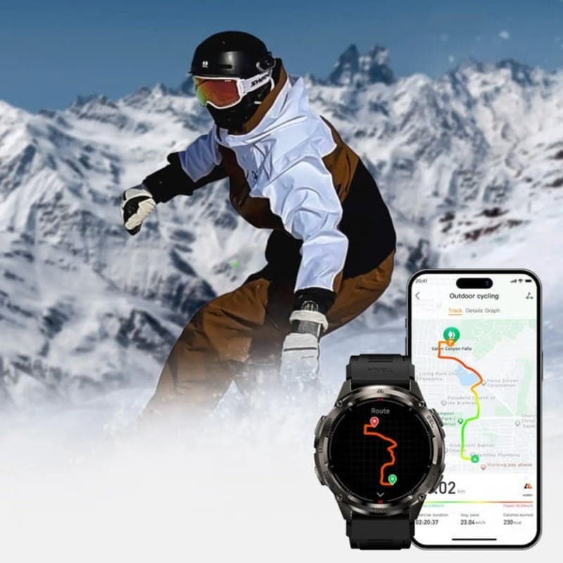 Kospet Tank T3 Ultra 2 Édition spéciale Argent - GPS intégré