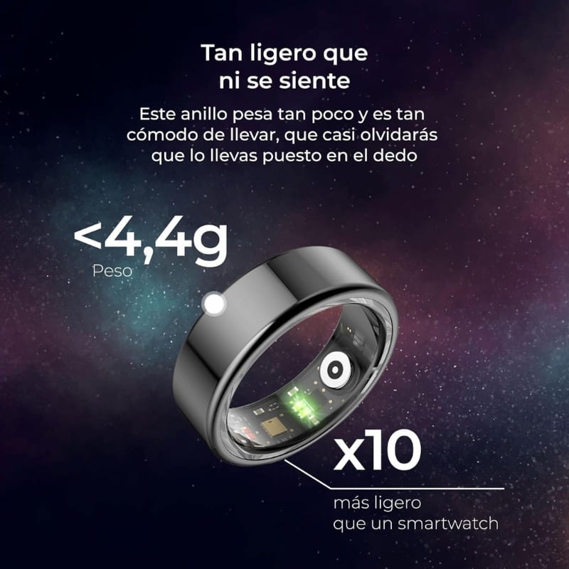 Ksix Saturn Tamanho S 18,9 mm Preto - Item8