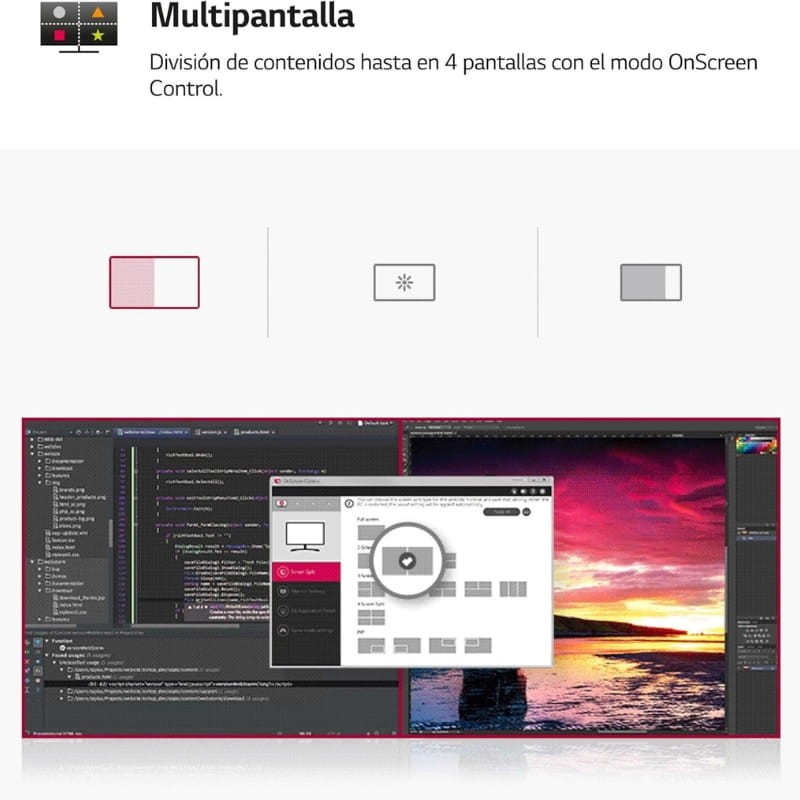 LG 34WR55QK-B 34 Pulgadas WQHD VA Curvo 100 Hz - Ítem6