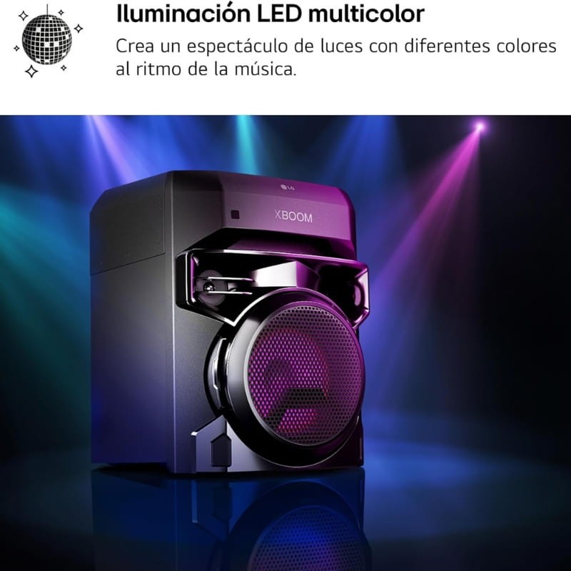 LG XBOOM RNC2 80W Karaoke Negro - Altavoz Bluetooth - Ítem6
