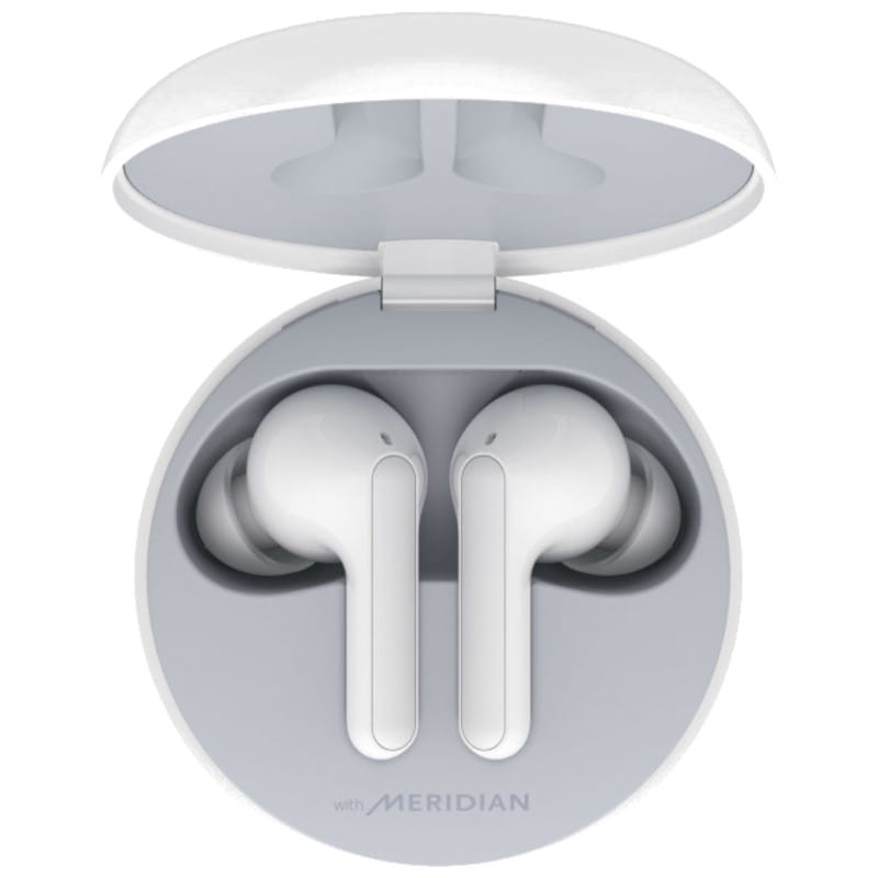LG TONE Free White - Wireless Headphones with High Performance Meridian  Sound and EQ settings