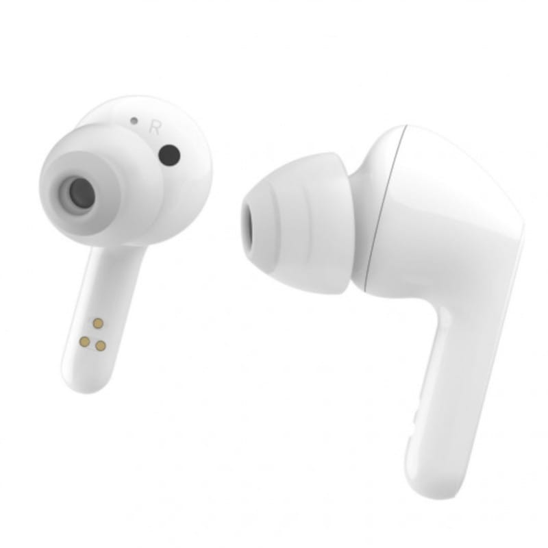 LG TONE Free White - Wireless Headphones with High Performance Meridian  Sound and EQ settings