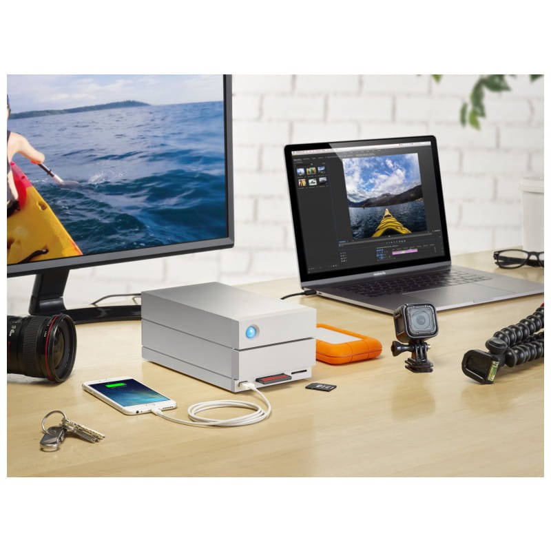 LaCie 2big Dock 32 To Thunderbolt 3 USB-C - Lecteurs de disques multiples - Ítem7