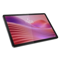 Lenovo Tab 10.1 cinzento com ecrã WUXGA, moldura fina e câmara frontal central. Acabamento metálico e capa protetora inclusa. 128GB, WiFi, 4GB RAM