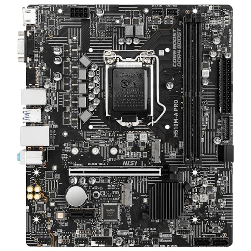 Motherboard MSI H510M-A PRO Intel H510 LGA 1200 - Item1