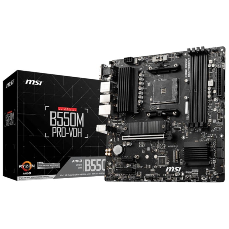 MSI B550M PRO-VDH micro ATX - Motherboard - Item