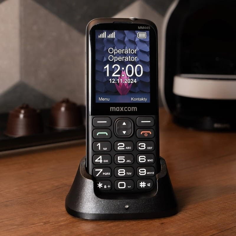 Maxcom Comfort MM445 L 4G Dual SIM Noir - base de charge