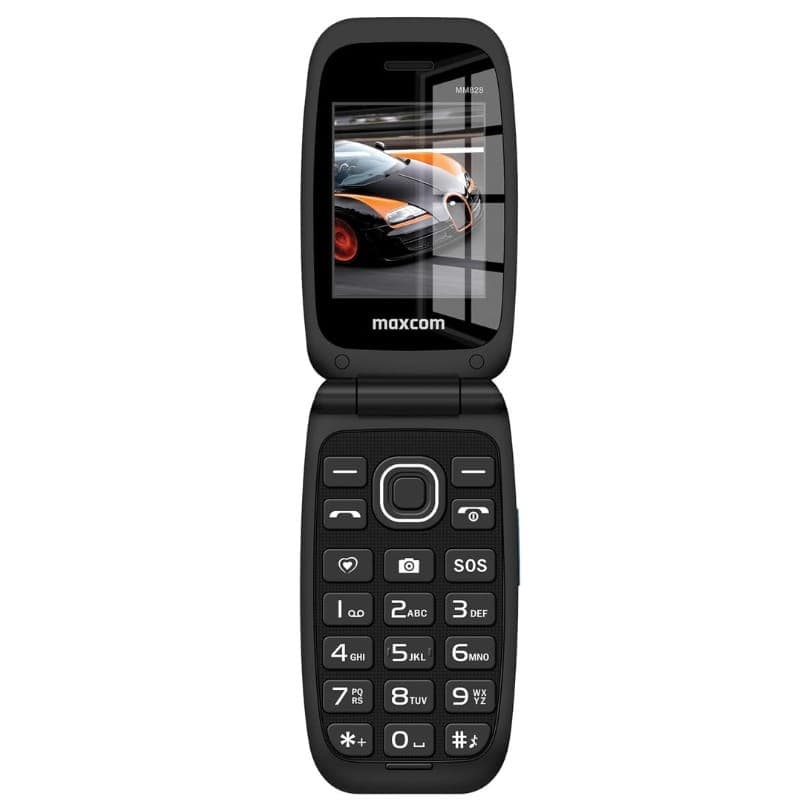 Maxcom MM828 4G Negro - vista frontal