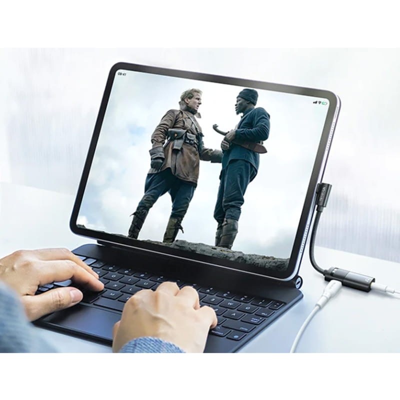Mcdodo CA-1880 USB-C a Jack de 3.5mm + USB-C Negro - Ítem4