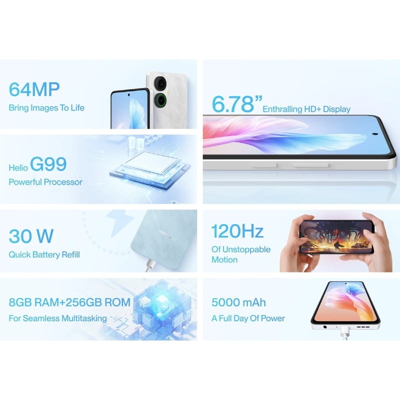 Meizu Note 21 Pro 8GB/256GB Blanco - Ítem3