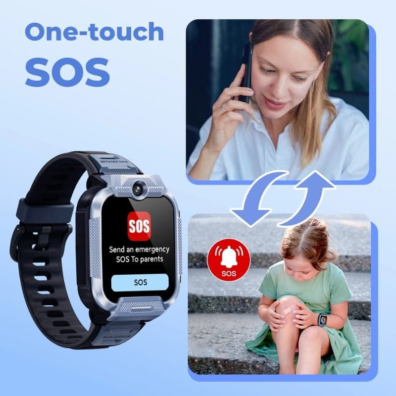 Mibro Kids Watch Z5 Azul - función SOS