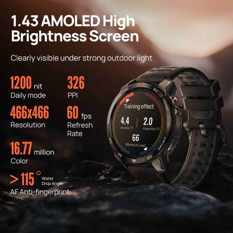 Mibro Watch GS Pro 2 Gris Oscuro - características de pantalla