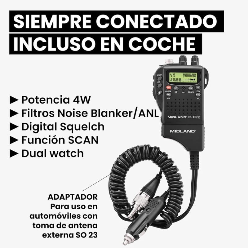 Midland Alan 42 DS - Radio CB Portátil - Ítem3