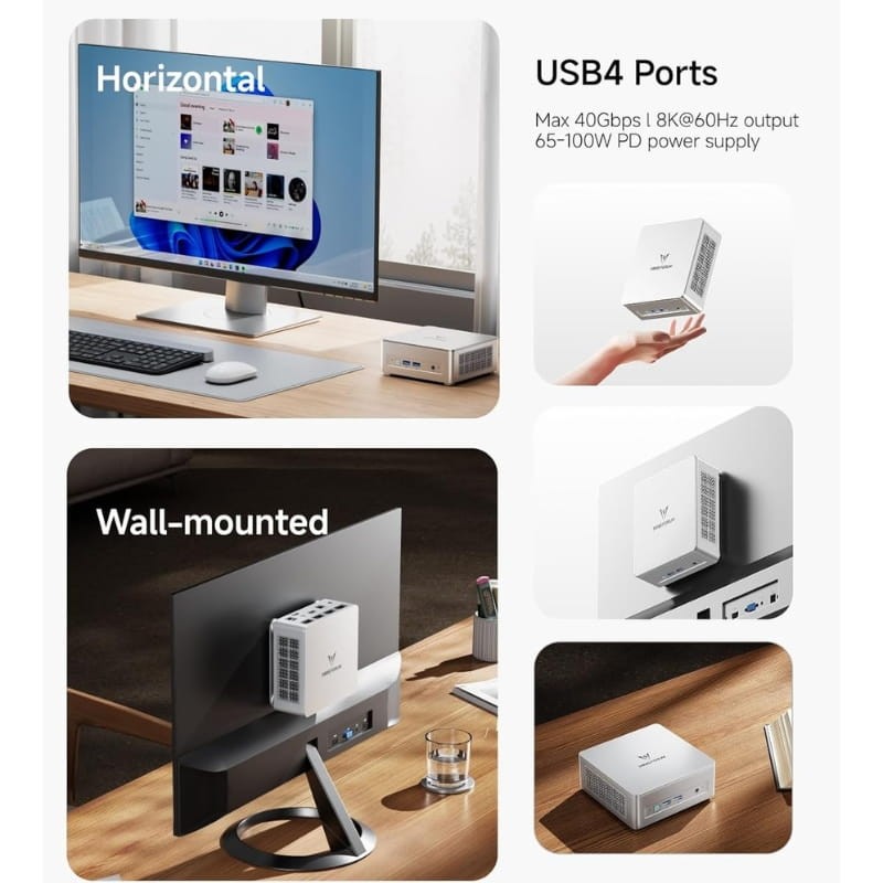 Minisforum UM750L Slim AMD Ryzen 5 7545U 16Go/1To - Ítem8