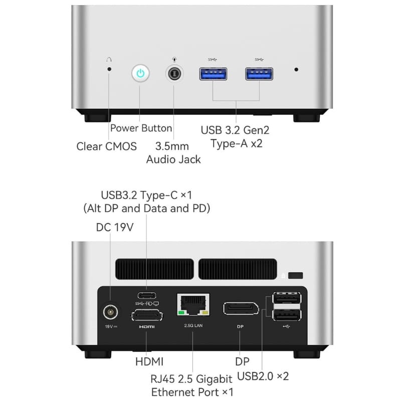 Minisforum Venus UN1250 Intel Core i5-1250P 16Go/1To SSD - Ítem5