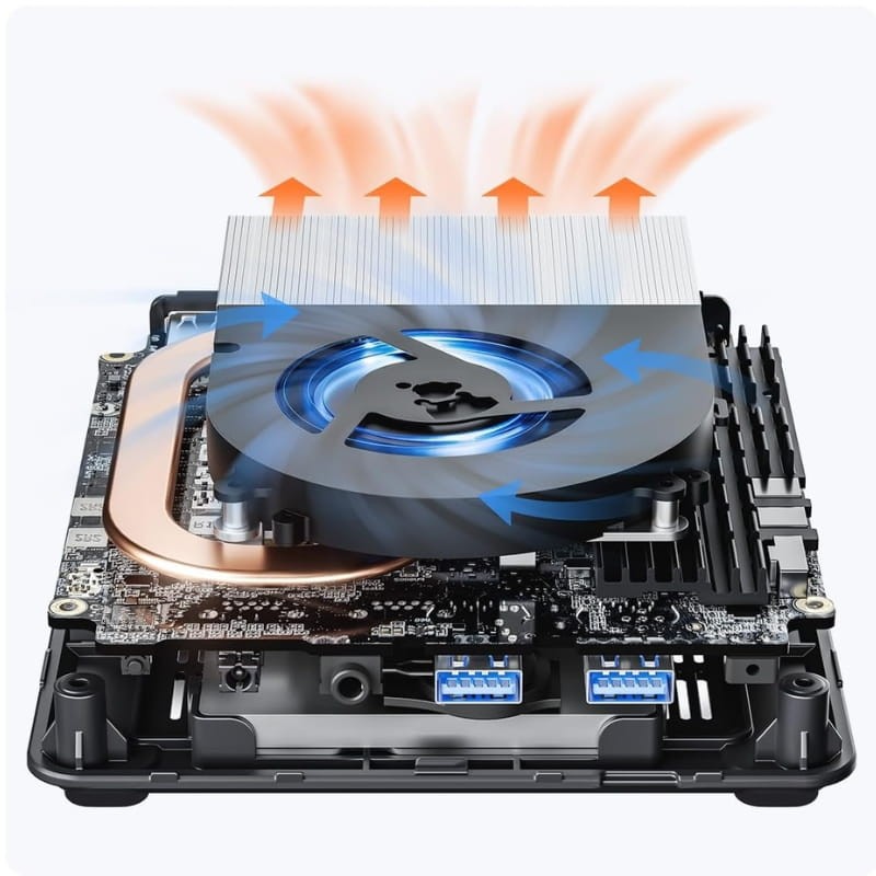 Minisforum Venus UN1290 Intel Core i9-12900HK 32Go/1To SSD Argent - Ítem8