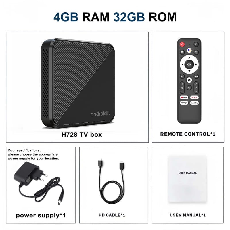 Mortal H728 4Go/32Go 8K WiFi 6 Android 14 - Ítem5
