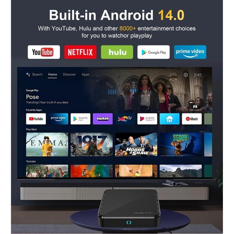 Mortal H728 4Go/64Go 8K WiFi 6 Android 14 - Ítem1
