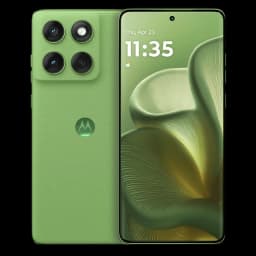 Motorola Edge 60 5G 12GB/512GB Verde con pantalla curva sin biseles, cámara triple trasera grande, acabado verde mate y frontal con perforación central