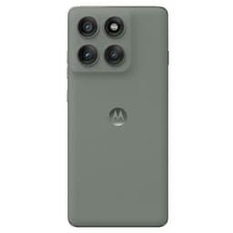 Motorola Edge 60 Pro 5G 12GB/512GB Verde Shadow con respaldo texturizado y módulo de triple cámara trasera grande en la esquina superior izquierda