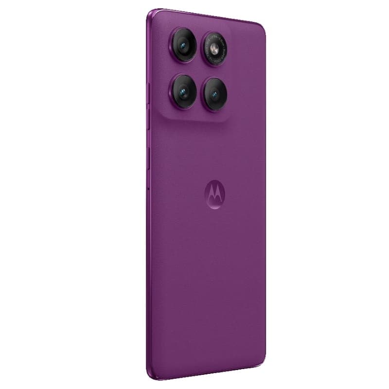 Motorola Edge 60 Pro 5G 12GB/512GB Púrpura - vista trasera a 45 grados