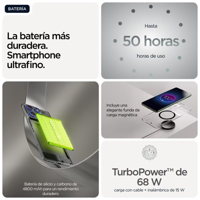 Motorola Edge 70 5G 12Go/512Go Double SIM Gris - Ítem9