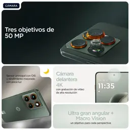 Motorola Edge 70 5G 12GB/512GB Dual SIM Lily Pad - sistema de cámaras