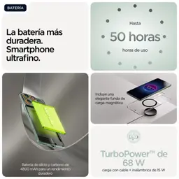 Motorola Edge 70 5G 12GB/512GB Dual SIM Lily Pad - duración de la batería