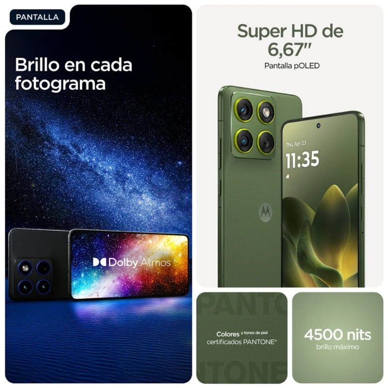 Motorola Edge 70 5G 12GB/512GB Dual SIM Verde - Ítem6