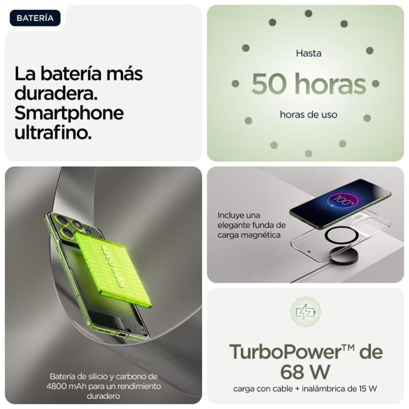 Motorola Edge 70 5G 12GB/512GB Dual SIM Verde - Ítem9