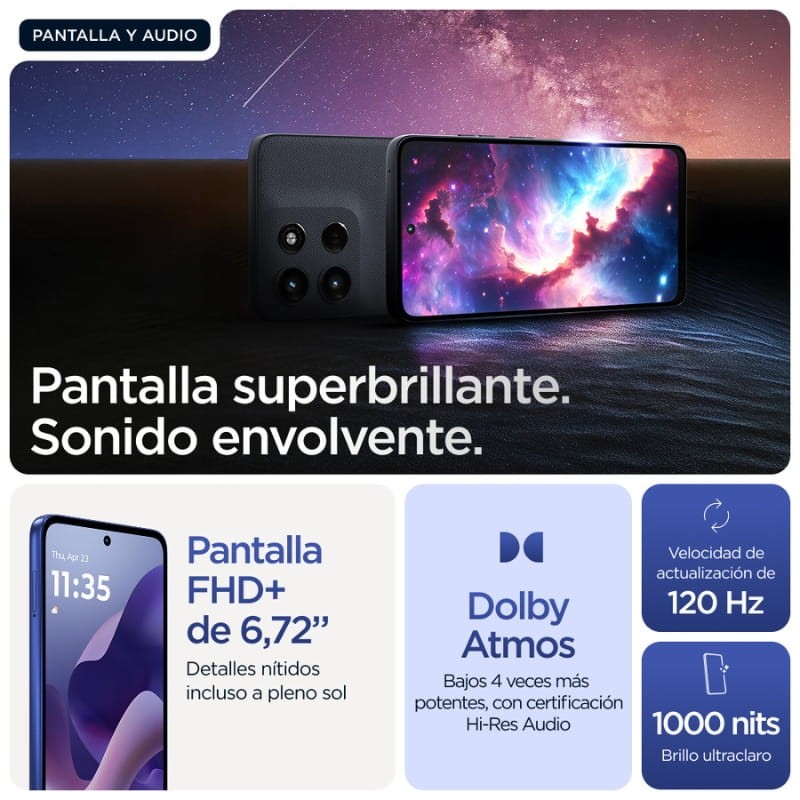 Motorola Moto G56 5G 8GB/256GB Azul - Ítem5