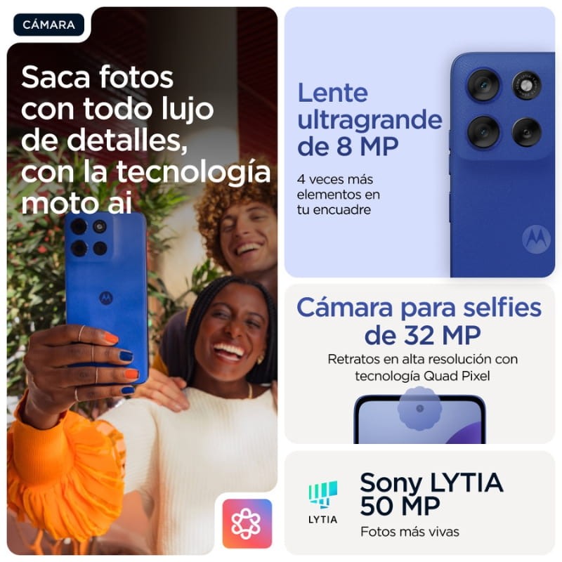 Motorola Moto G56 5G 8GB/256GB Azul - Ítem7