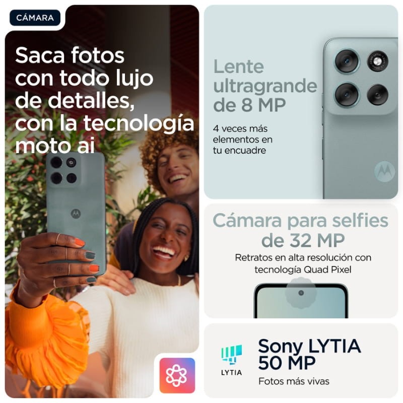 Motorola Moto G56 5G 8GB/512GB Gris - Ítem5