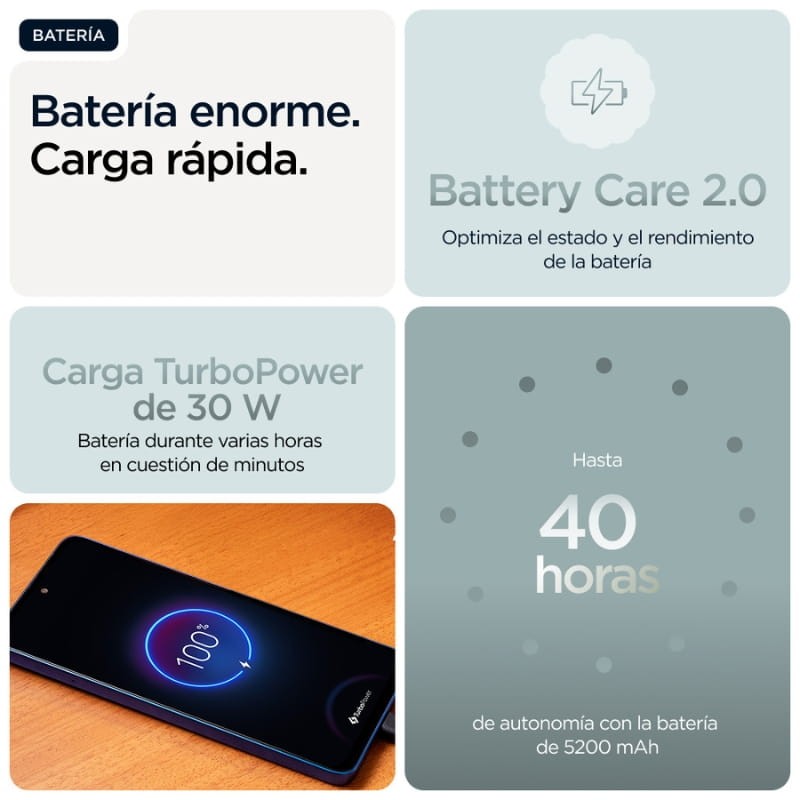 Motorola Moto G56 5G 8GB/512GB Gris - Ítem8