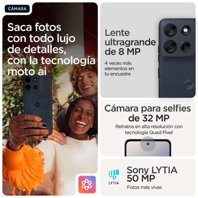 Motorola Moto G56 5G 8GB/512GB Negro - Ítem7