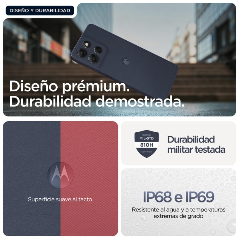 Motorola Moto G86 5G 8GB/256GB Azul Escuro - Item4