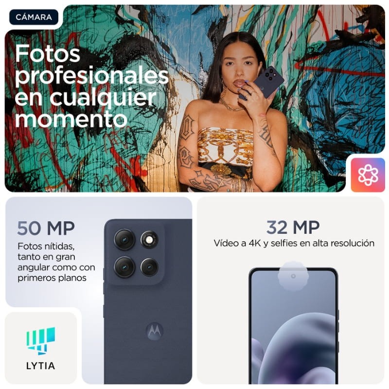 Motorola Moto G86 5G 8GB/256GB Azul Escuro - Item6