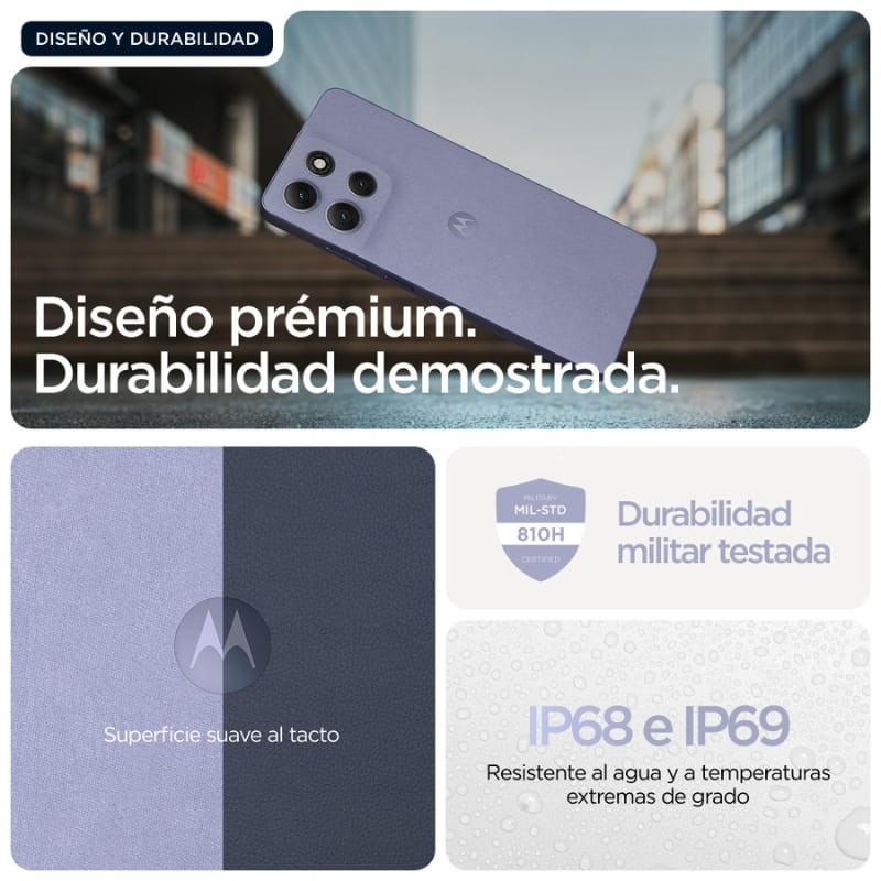 Motorola Moto G86 5G 8Go/256Go Violet - Ítem4