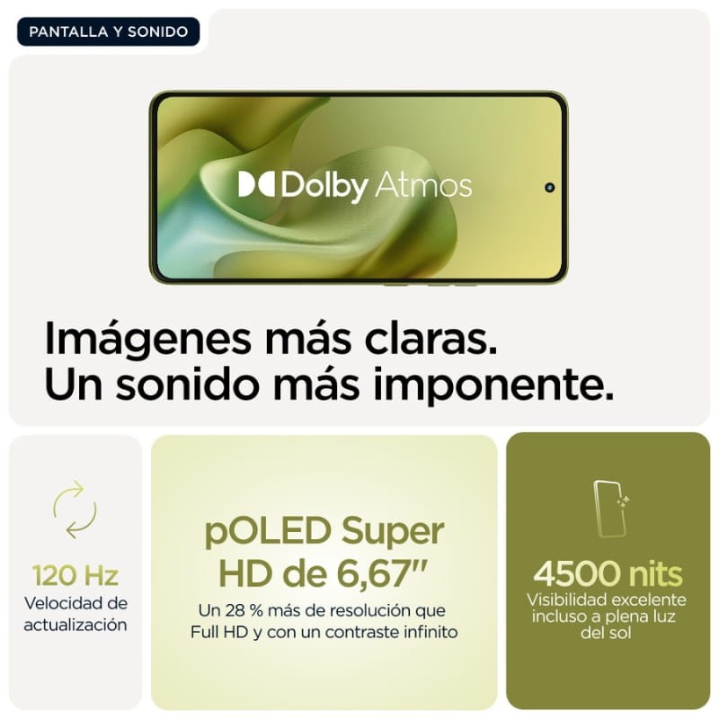Motorola Moto G86 5G 8Go/256Go Vert - Ítem5