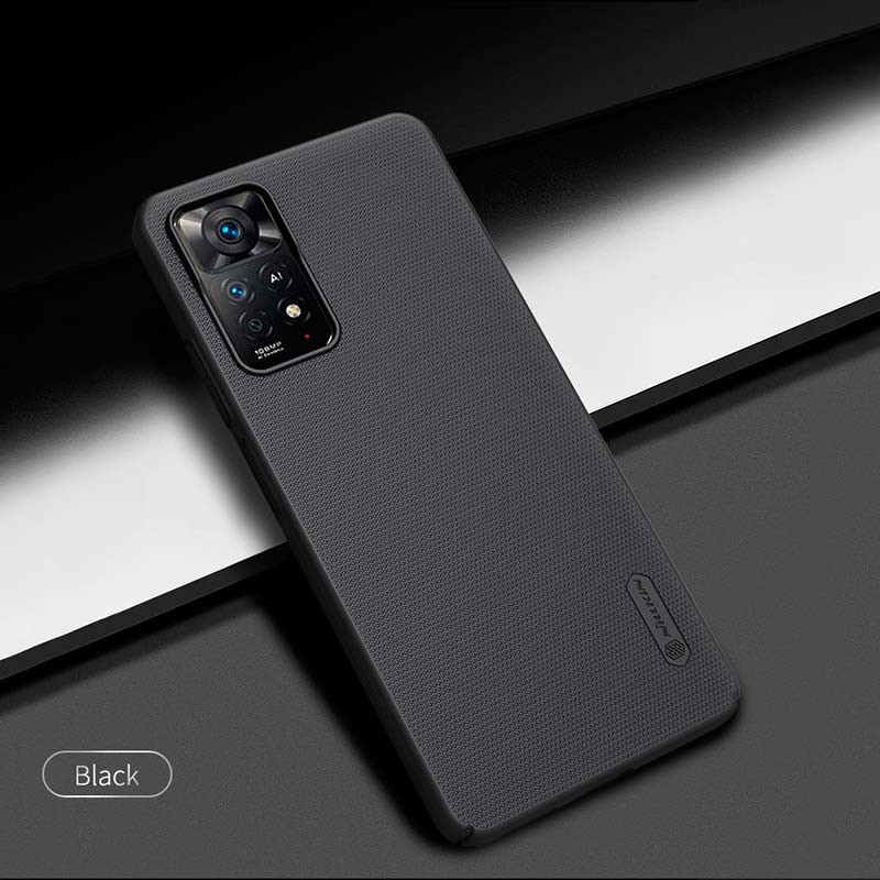 Coque en caoutchouc Frosted Nillkin pour Xiaomi Redmi Note 11 Pro Noir - Ítem5