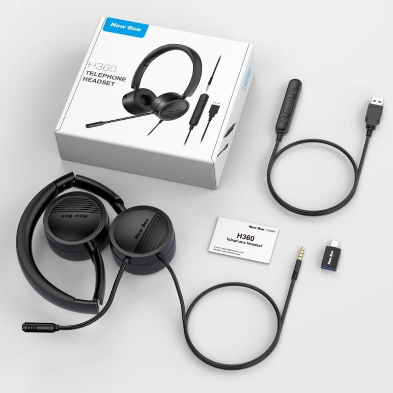New Bee NB-H360 Negro - Auriculares con Micrófono - Ítem5