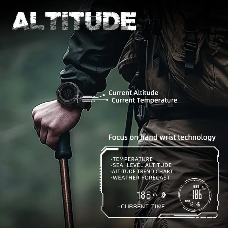 North Edge Apache 46 com correia de nylon Preto - Item4