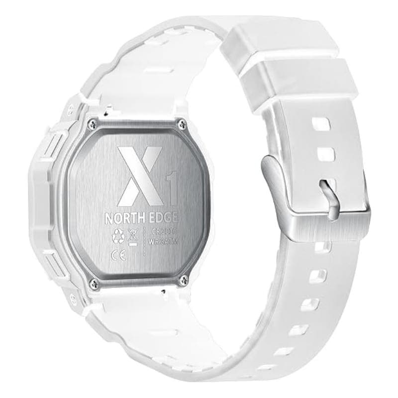 North Edge X1 Blanc - vue arrière