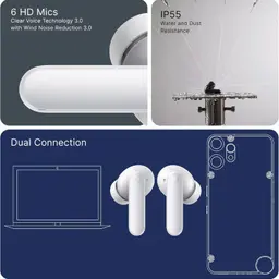 Nothing CMF Buds 2 Plus ANC Gris Clair - principales caractéristiques