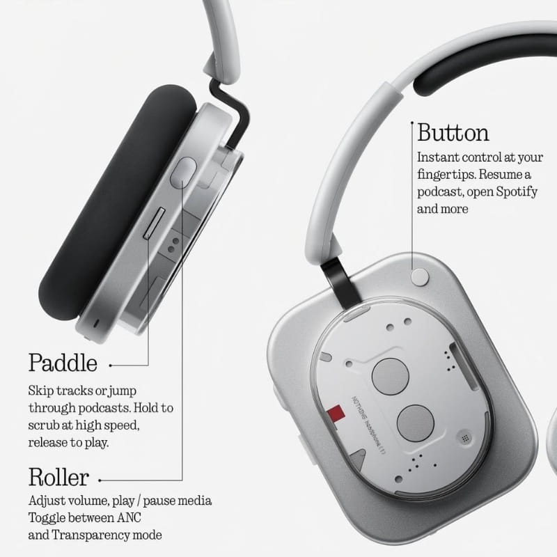 Nothing Headphone (1) ANC Blanco - Ítem3