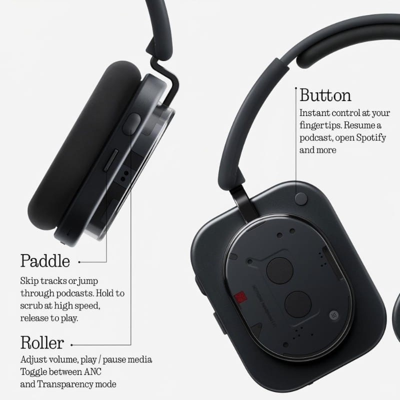 Nothing Headphone (1) ANC Negro - Ítem3